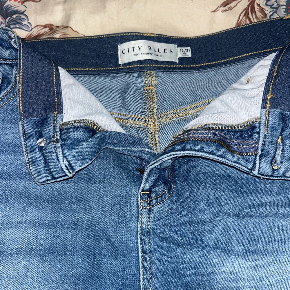 Blue Jean Shorts with Classic Indigo Wash